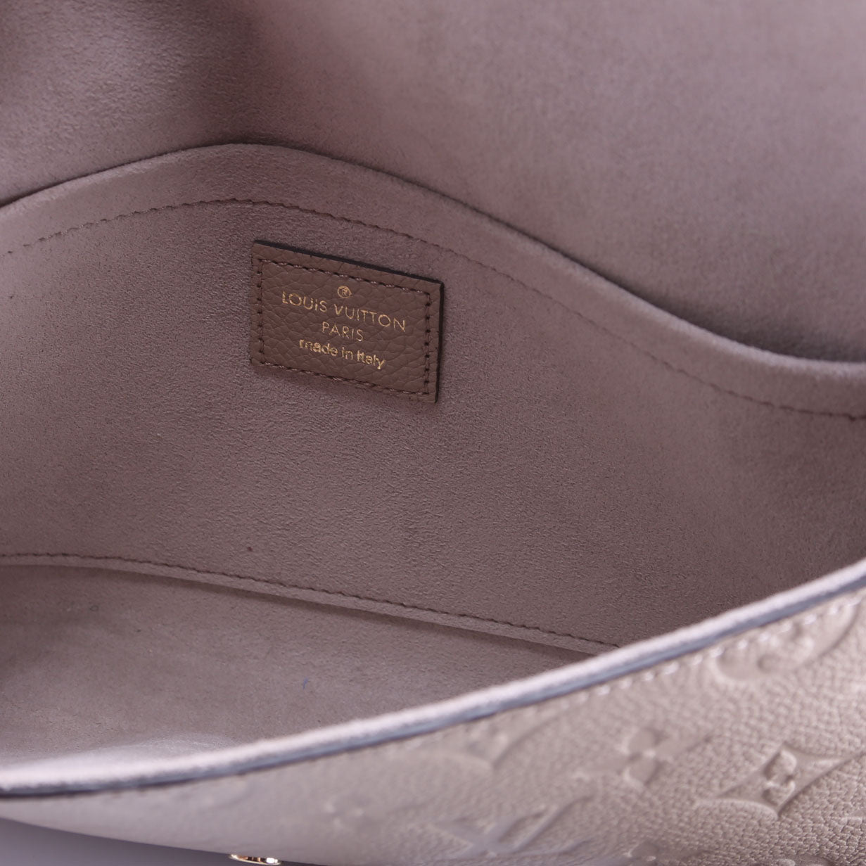 Pochette Felicie Empreinte Turtledove