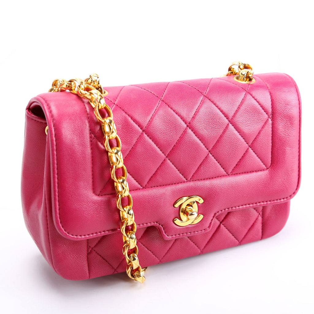 Quilted CC Single Flap Vintage 1M Pink