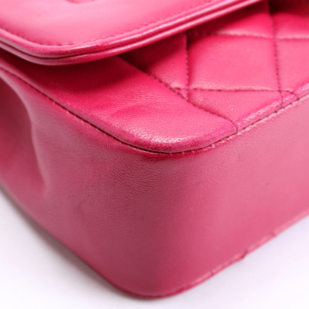 Quilted CC Single Flap Vintage 1M Pink