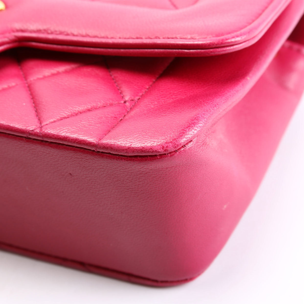 Quilted CC Single Flap Vintage 1M Pink