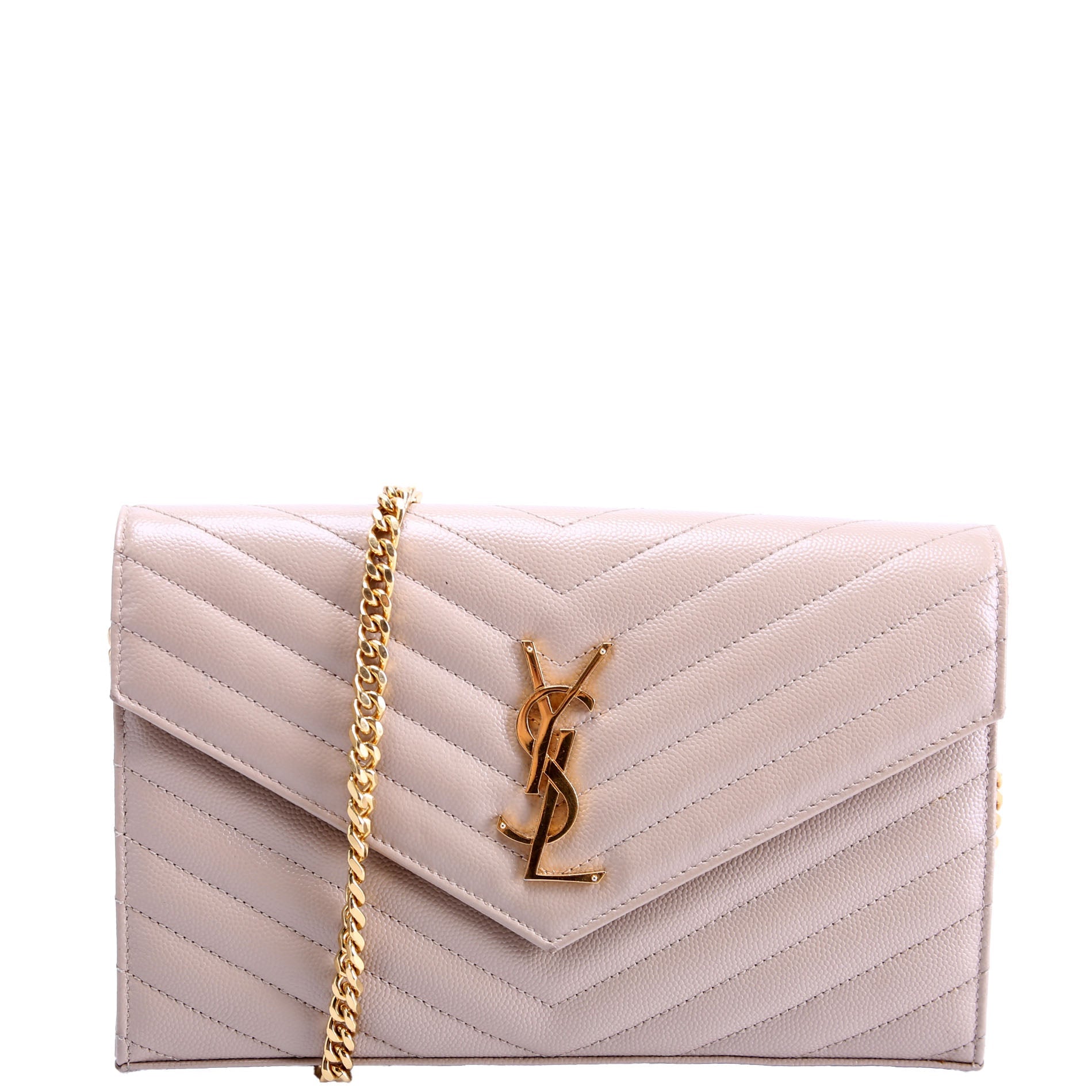 Grain De Poudre Chain Wallet 377828 Beige