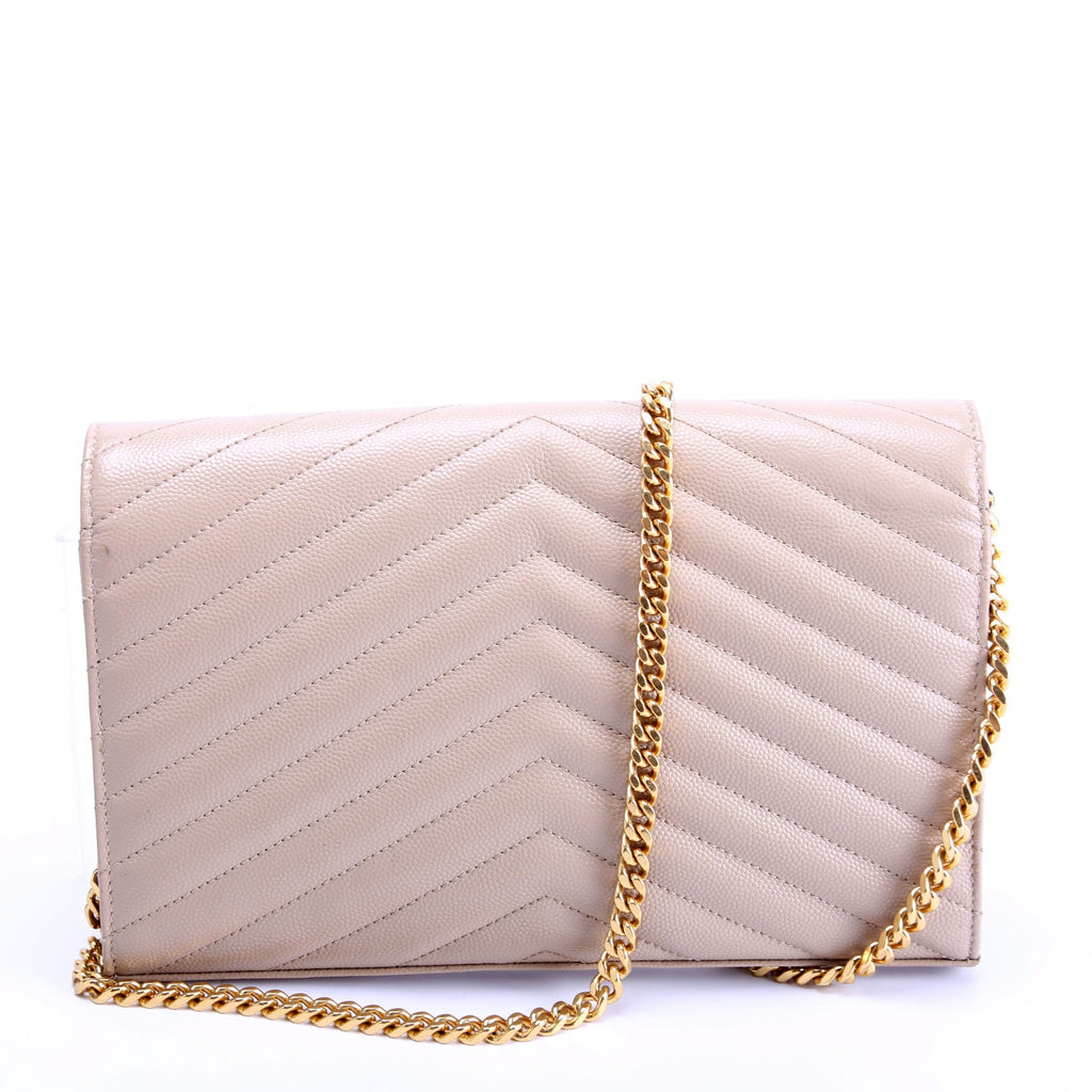 Grain De Poudre Chain Wallet 377828 Beige