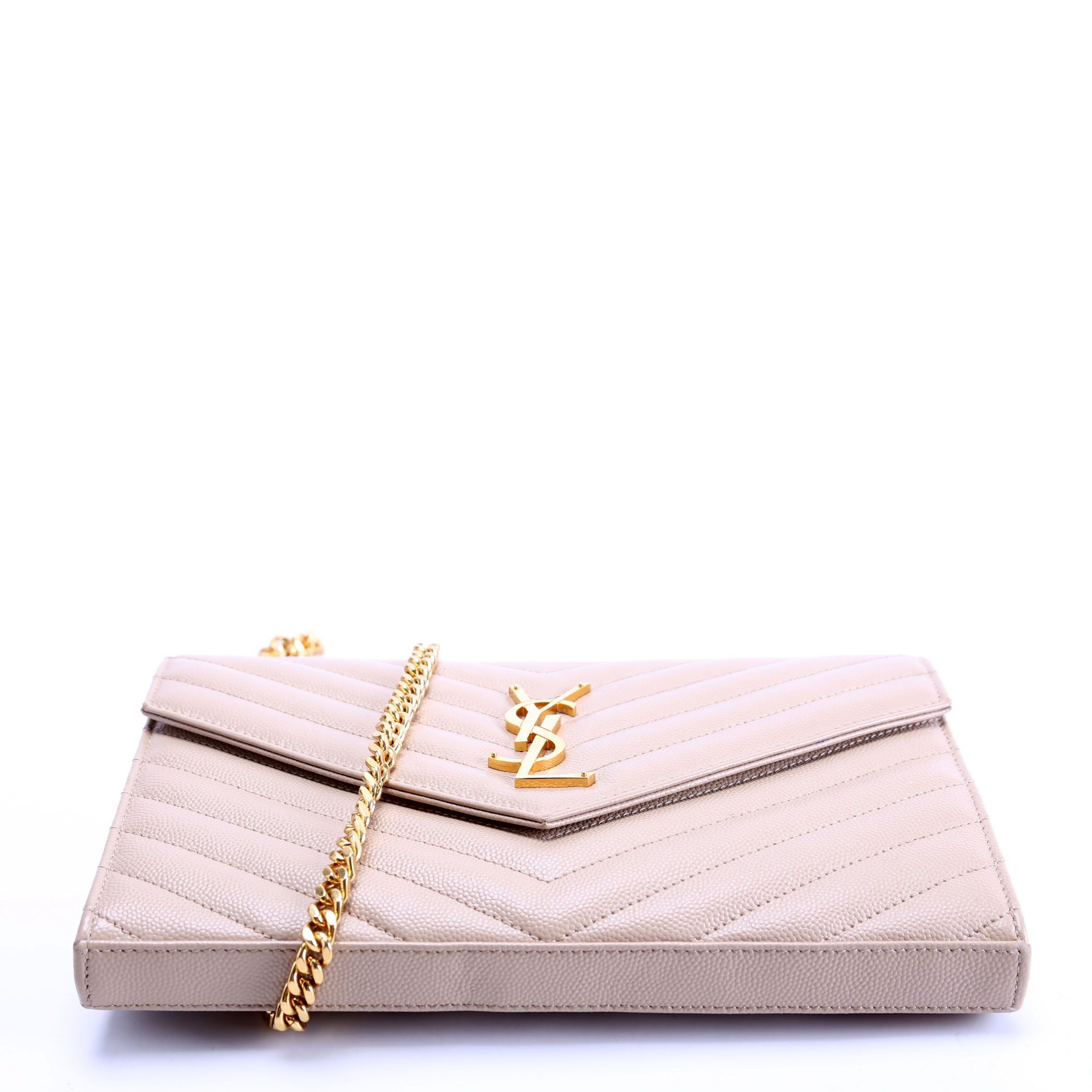 Grain De Poudre Chain Wallet 377828 Beige