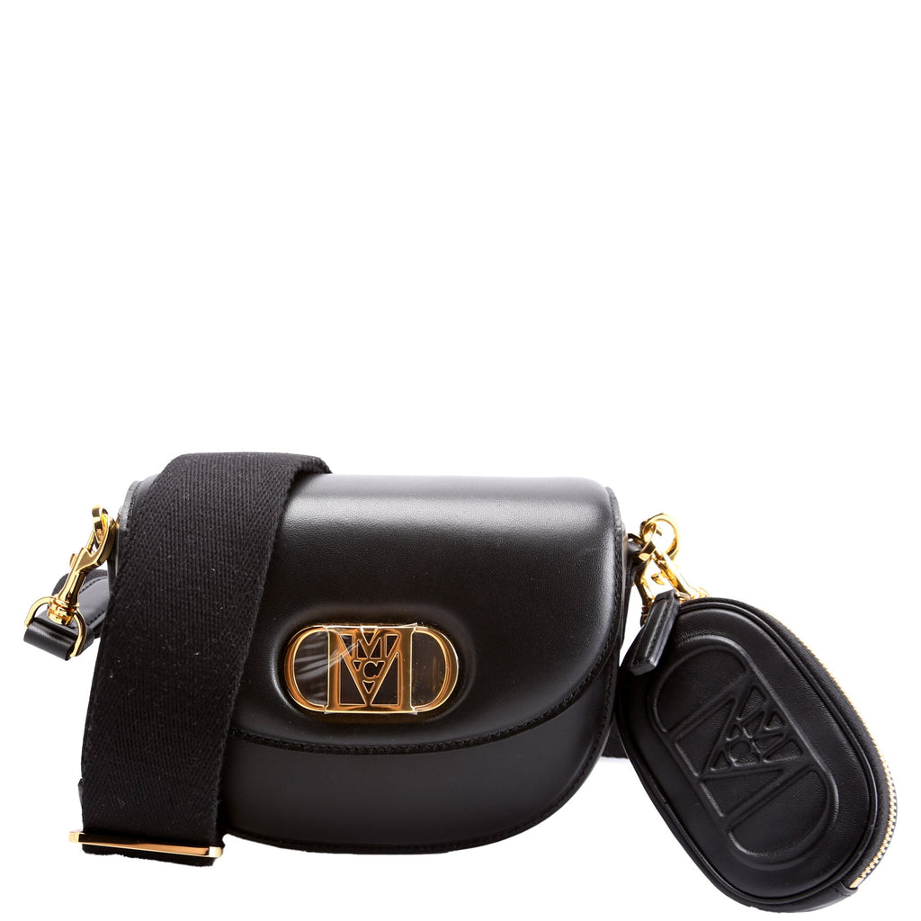 Mode Travia Mini Spanish Leather Shoulder Bag Black