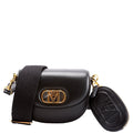 Mode Travia Mini Spanish Leather Shoulder Bag Black
