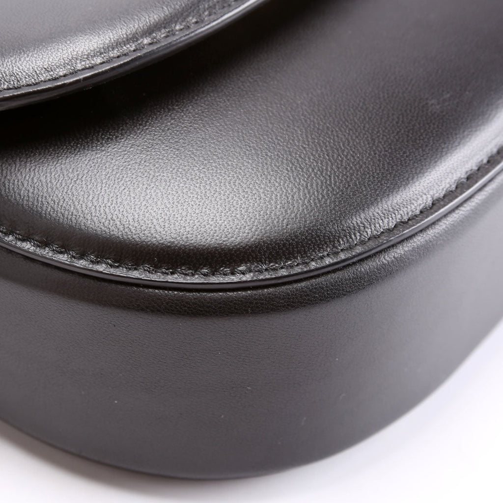 Mode Travia Mini Spanish Leather Shoulder Bag Black