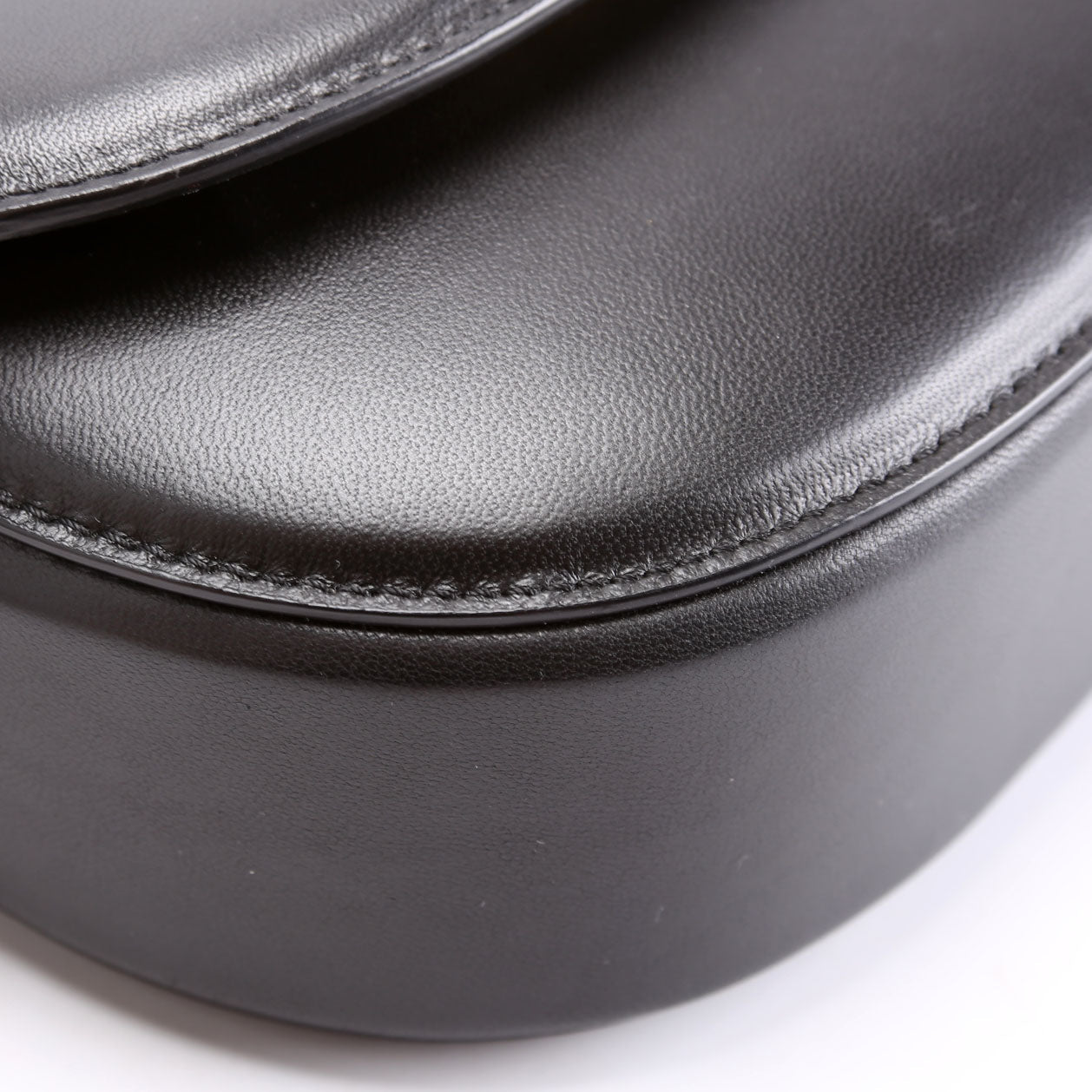 Mode Travia Mini Spanish Leather Shoulder Bag Black