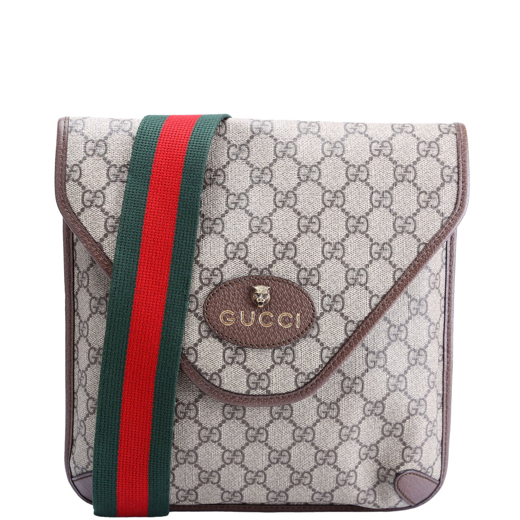 Gucci 598604 GG Supreme Neo Vintage Messenger Brown