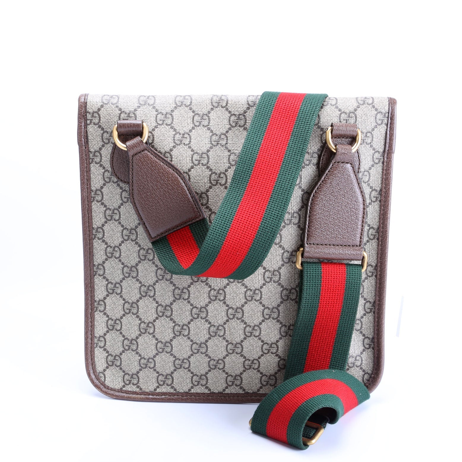 Gucci 598604 GG Supreme Neo Vintage Messenger Brown
