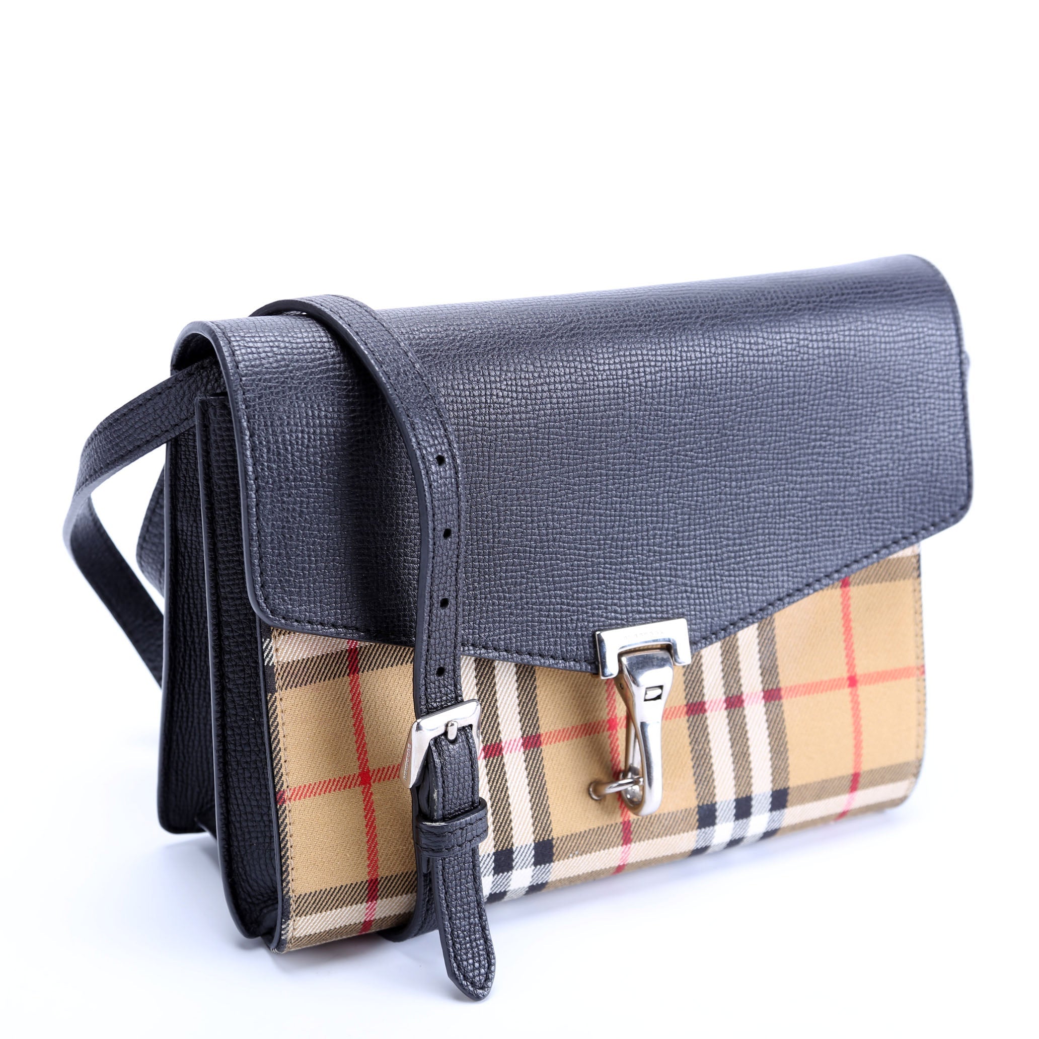 4080075 Vintage Check Macken Crossbody Black