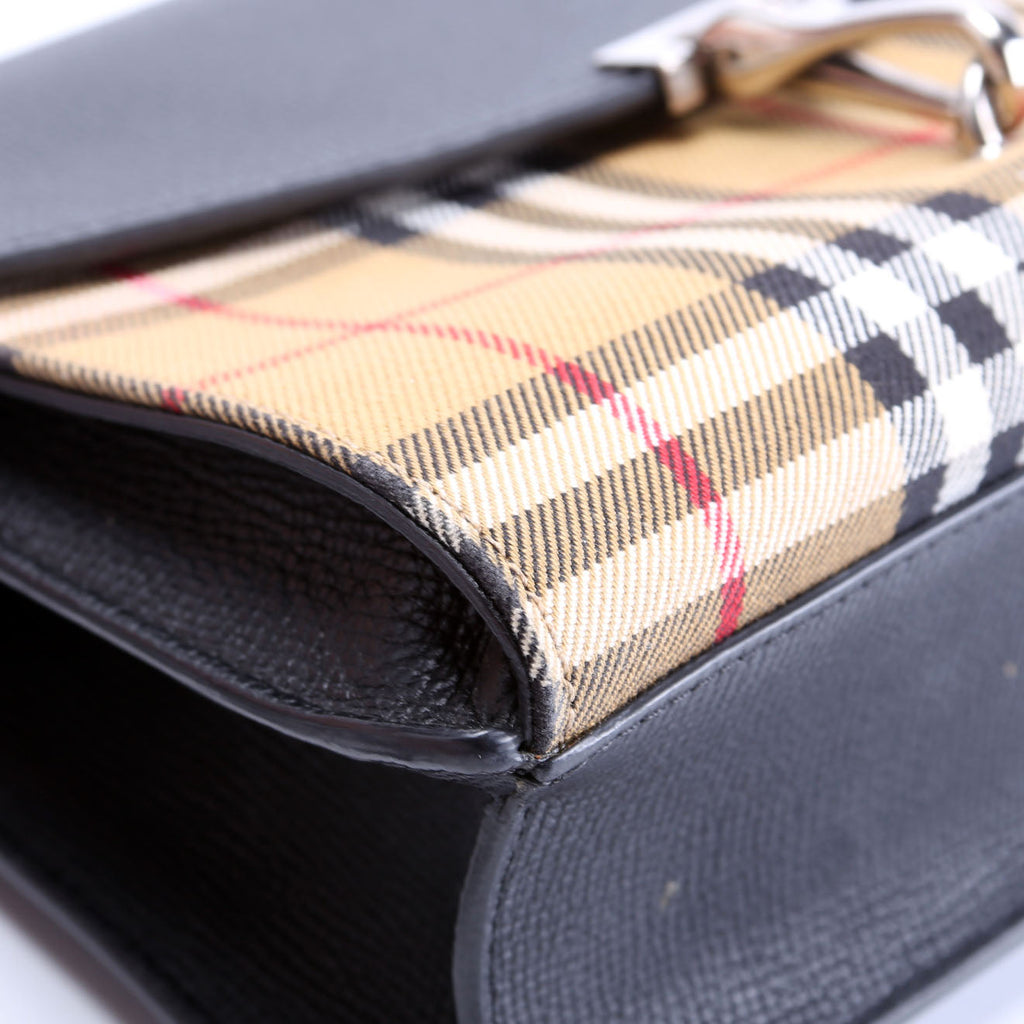 4080075 Vintage Check Macken Crossbody Black