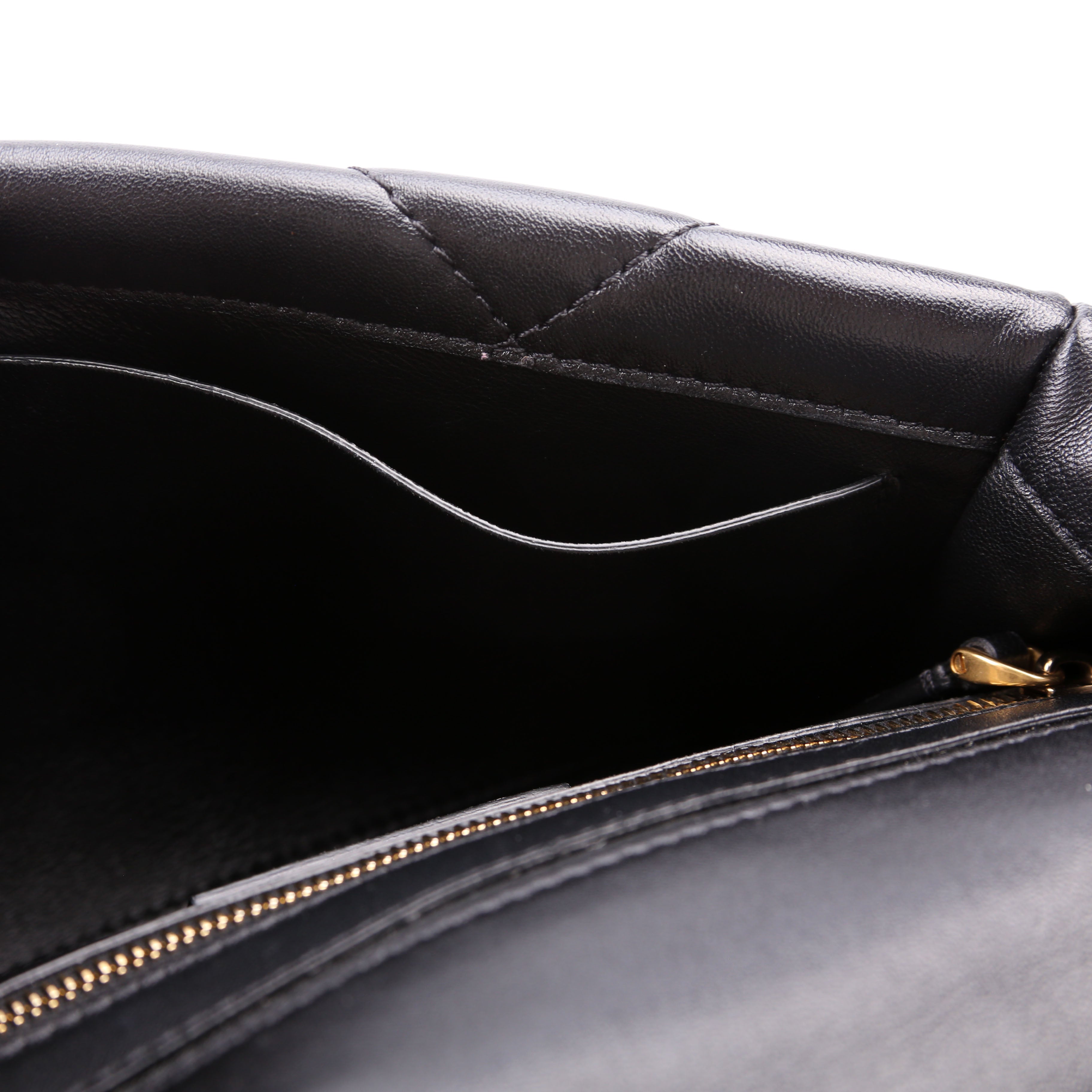 Roman Stud Medium Shoulder Bag Black