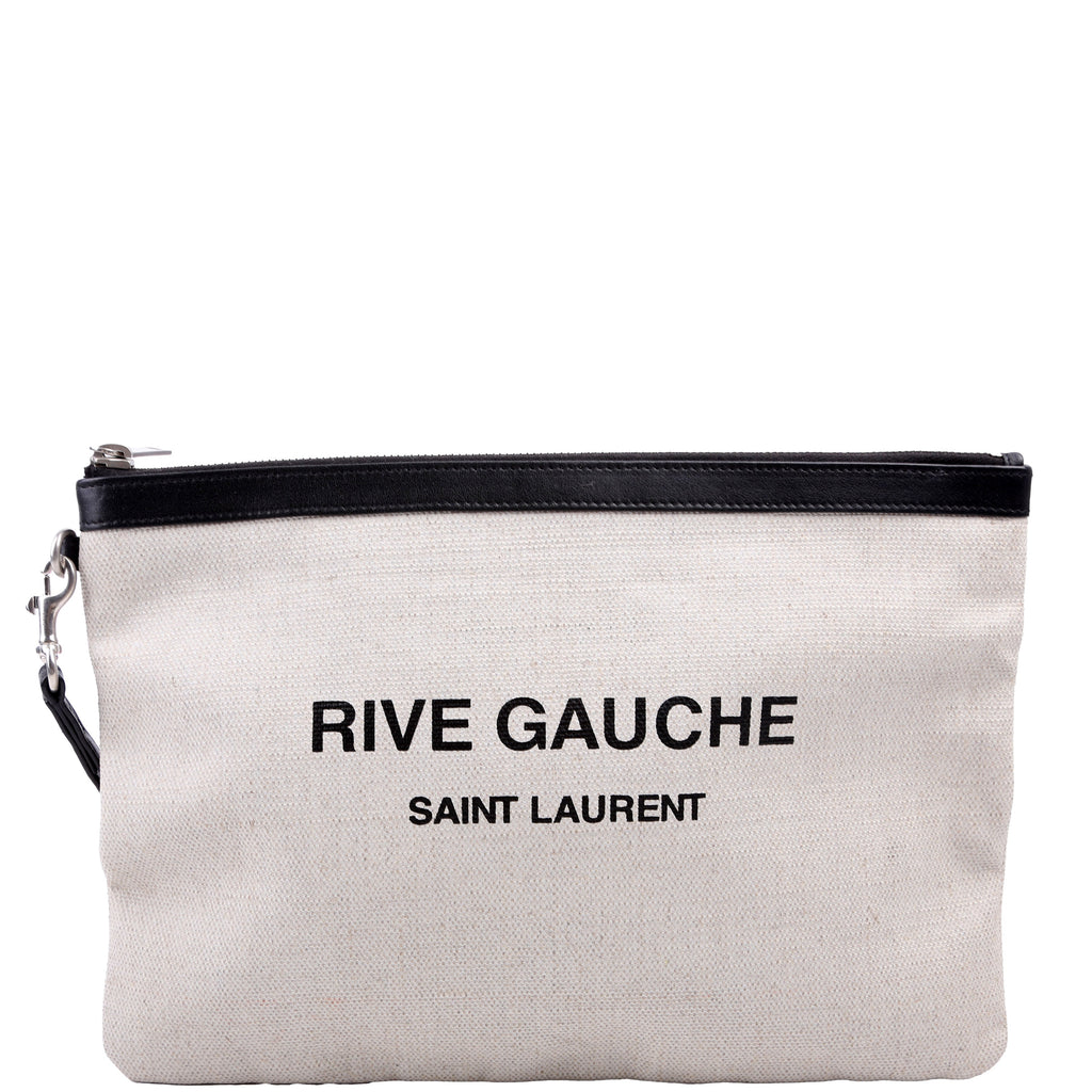 SAINT LAURENT Rive Gauche Wristlet Pouch 565722