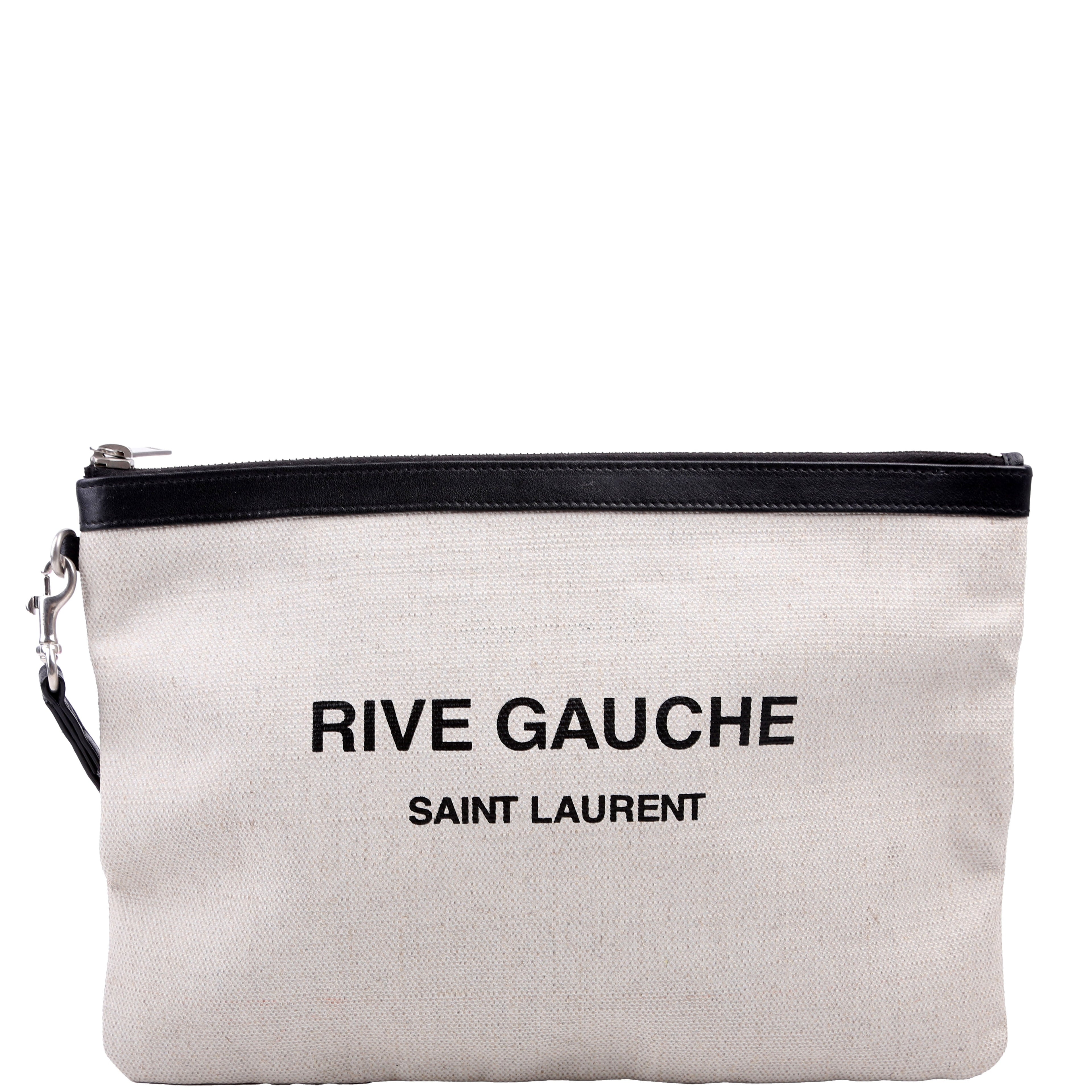 SAINT LAURENT Rive Gauche Wristlet Pouch 565722