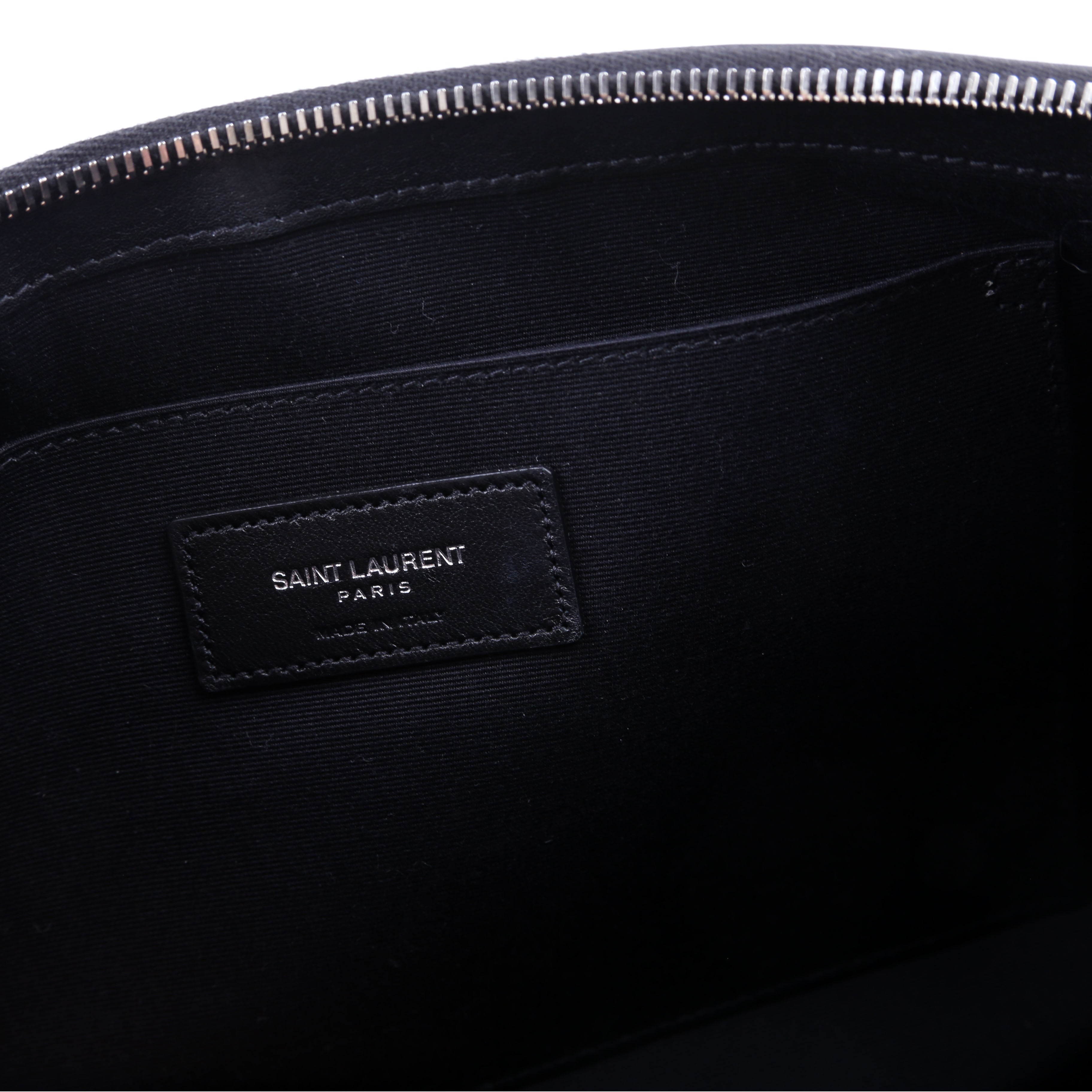 SAINT LAURENT Rive Gauche Wristlet Pouch 565722