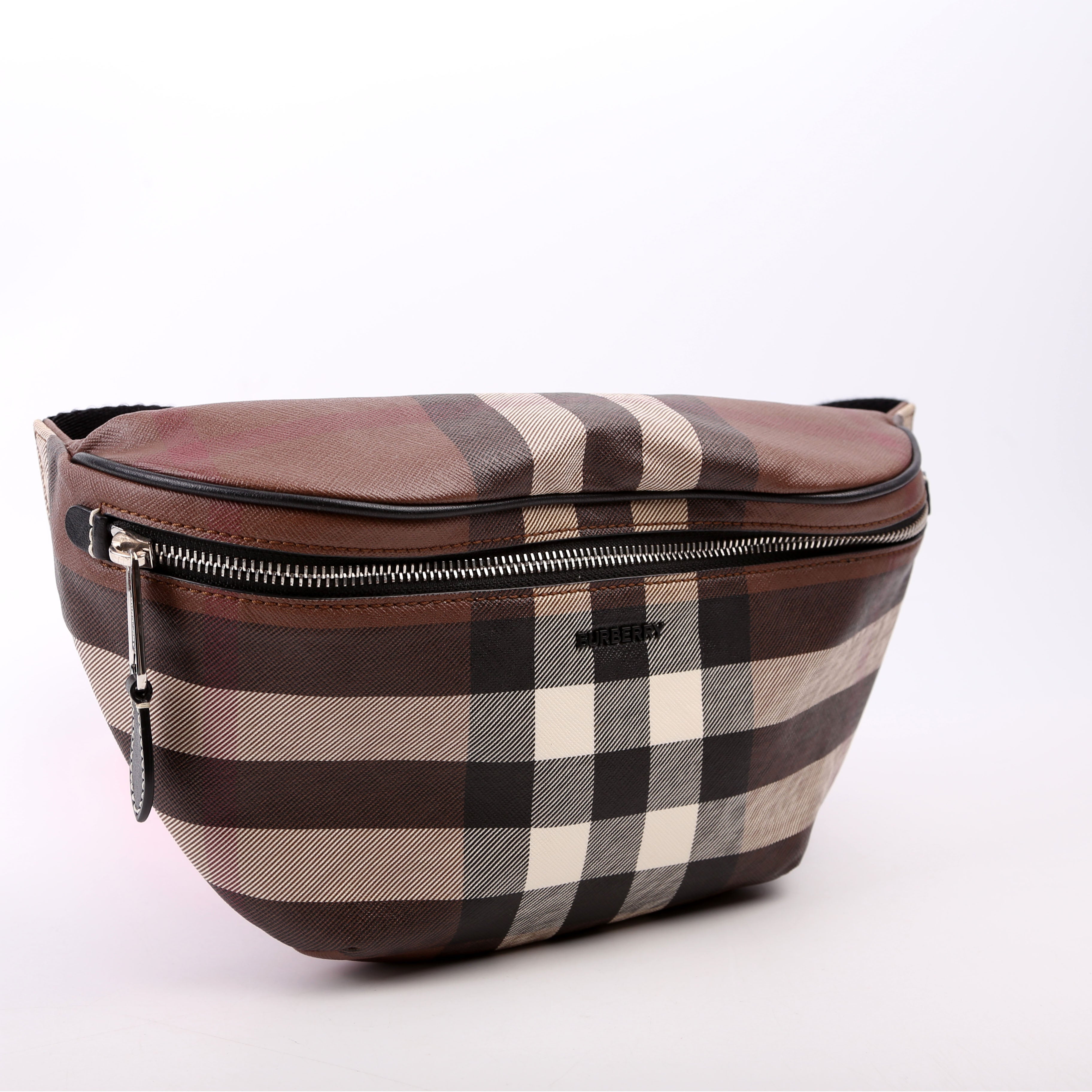 Cason Check E-Canvas Bum Bag