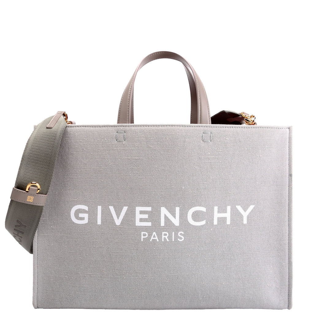 Medium G-Tote Canvas Shopping Tote Grey