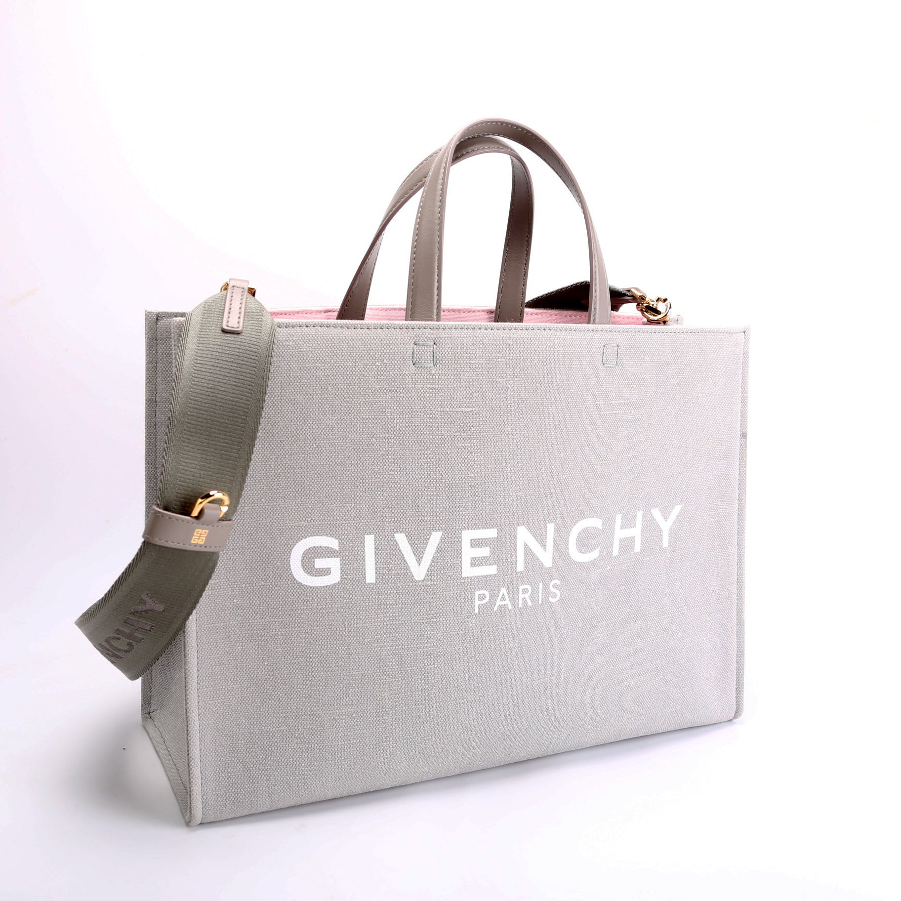 Medium G-Tote Canvas Shopping Tote Grey