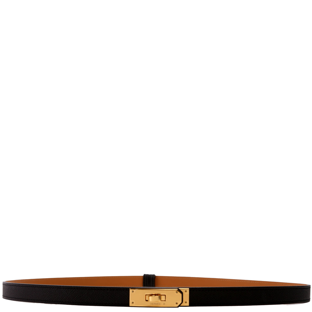 Kelly 18 Epsom Adjustable Belt Black