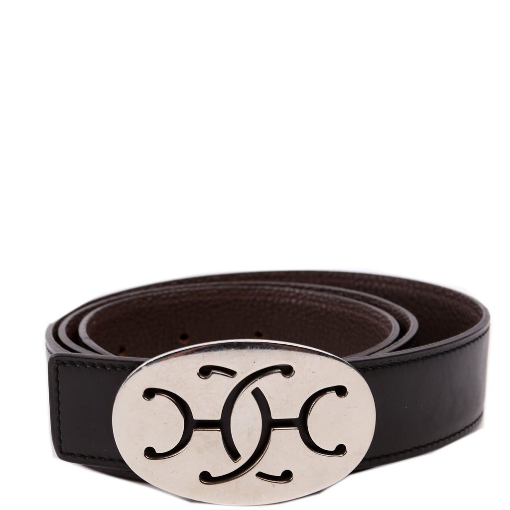 Double H Reversible Belt Size 90 Black/Brown