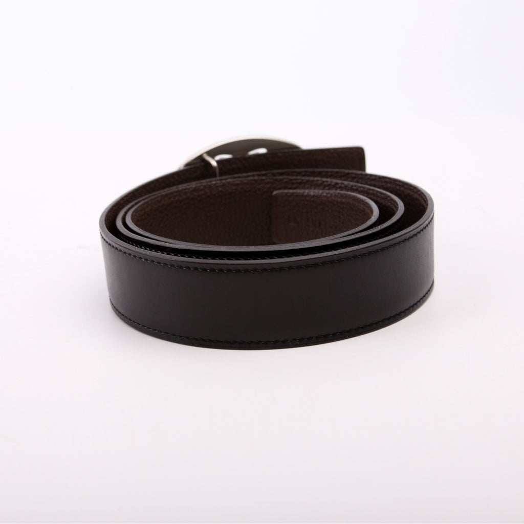 Double H Reversible Belt Size 90 Black/Brown