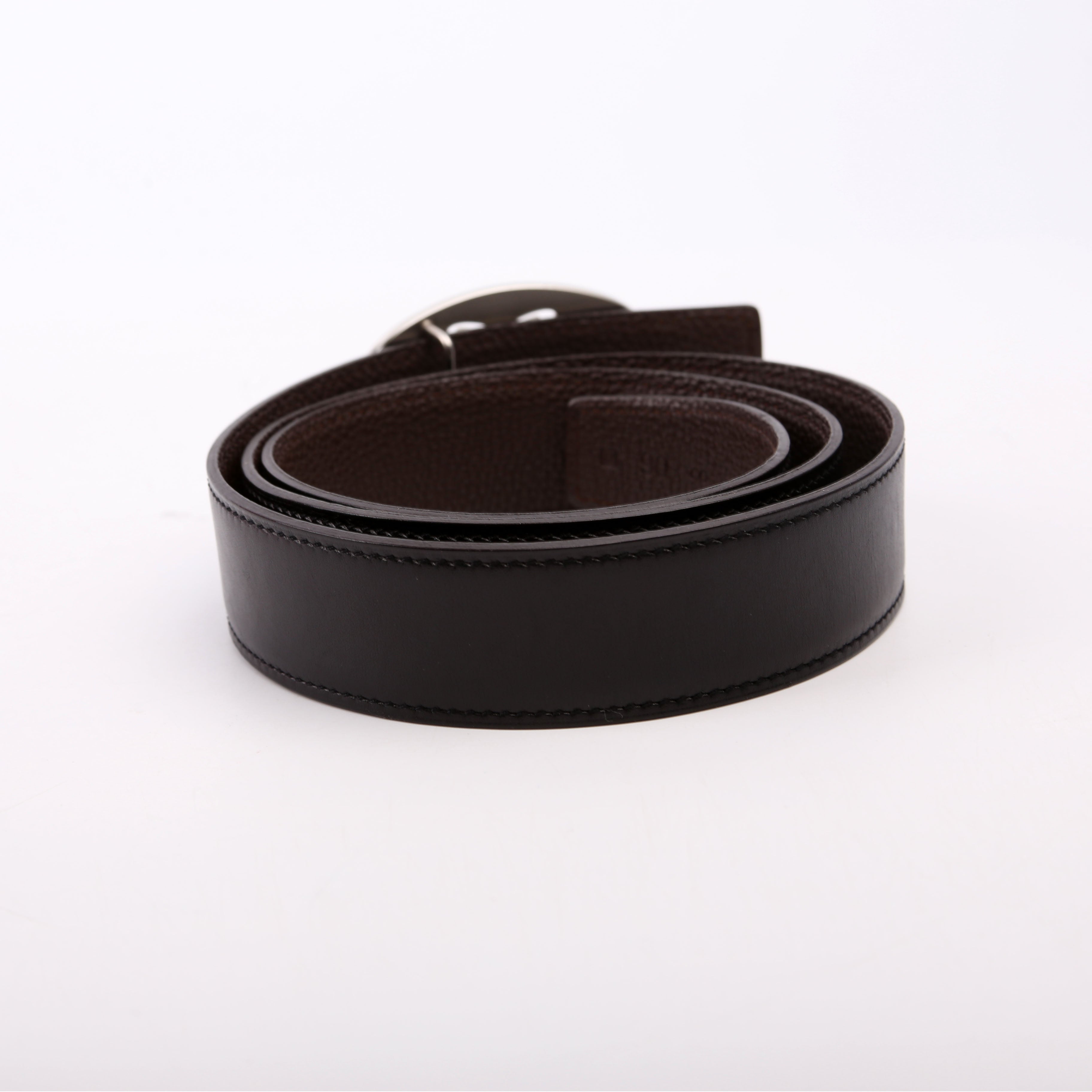 Double H Reversible Belt Size 90 Black/Brown