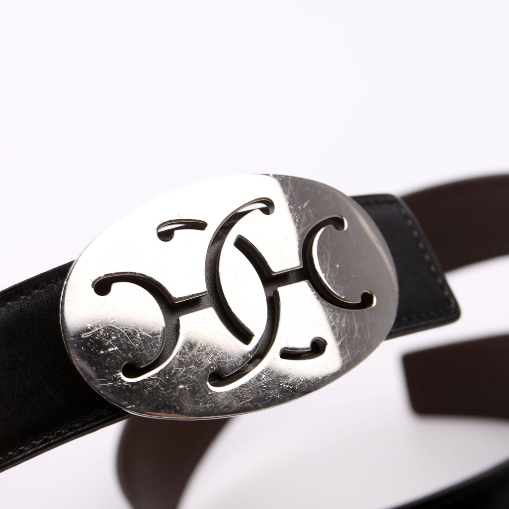 Double H Reversible Belt Size 90 Black/Brown