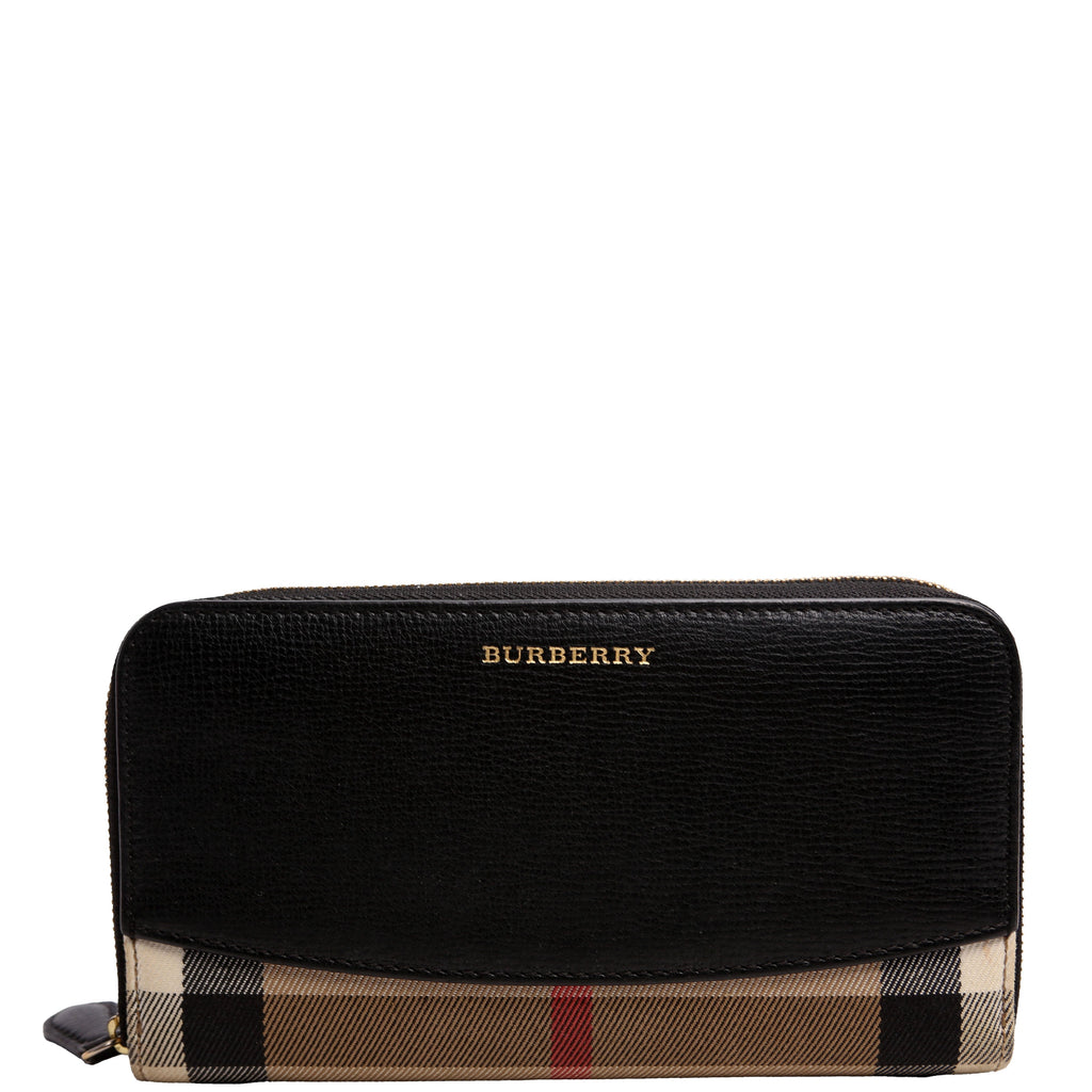Elmore Zip Around Wallet Black