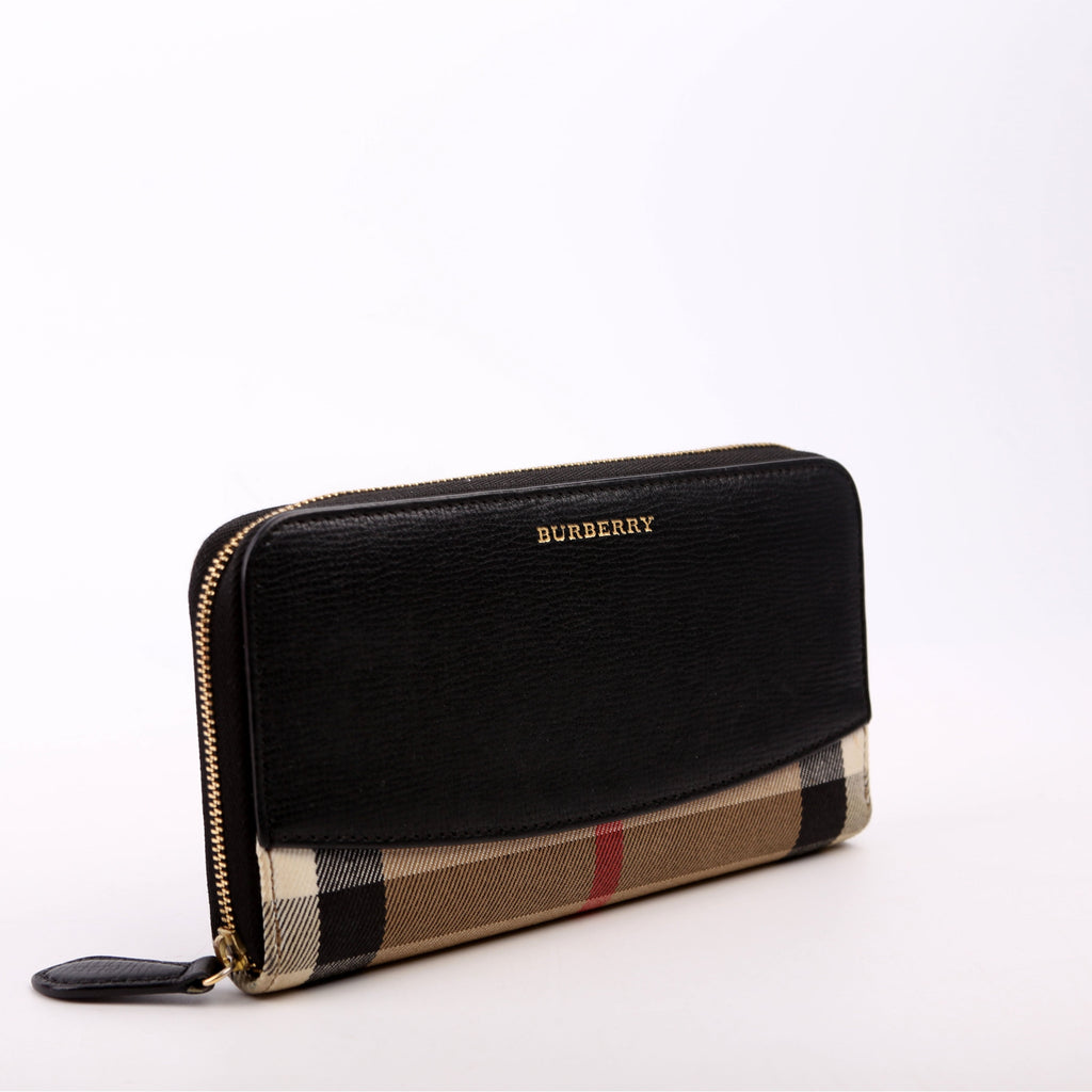 Elmore Zip Around Wallet Black