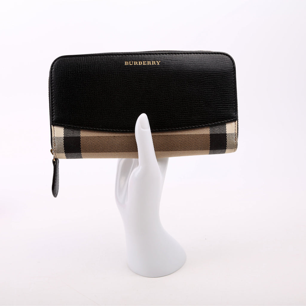 Elmore Zip Around Wallet Black