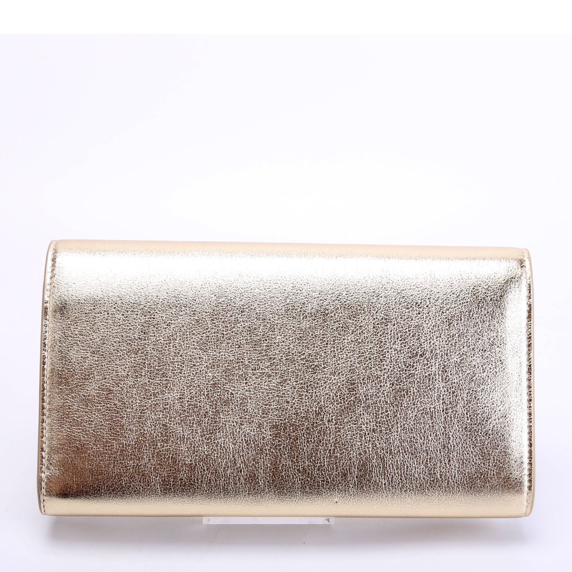 372266 Monogram Flap Wallet Gold
