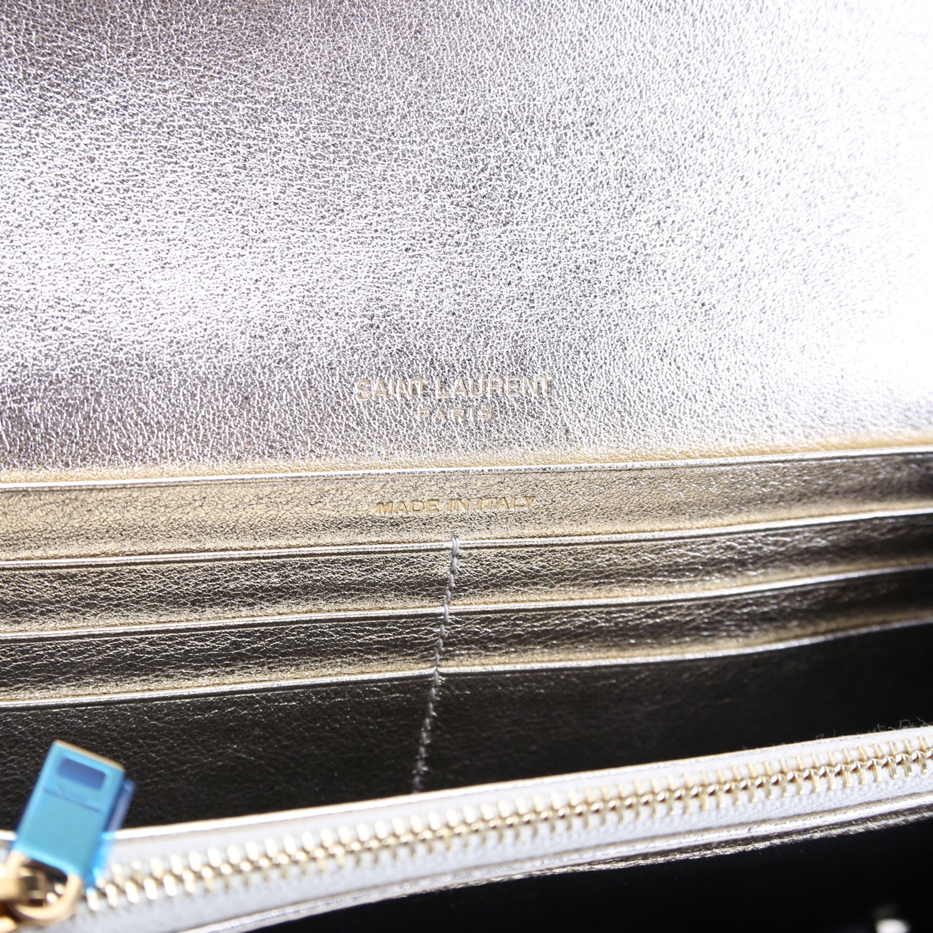 372266 Monogram Flap Wallet Gold