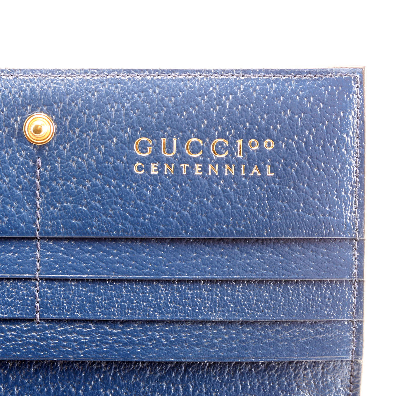 Gucci 676294 GG Kaleidoscope 100 Chain Wallet Navy/Multicolor