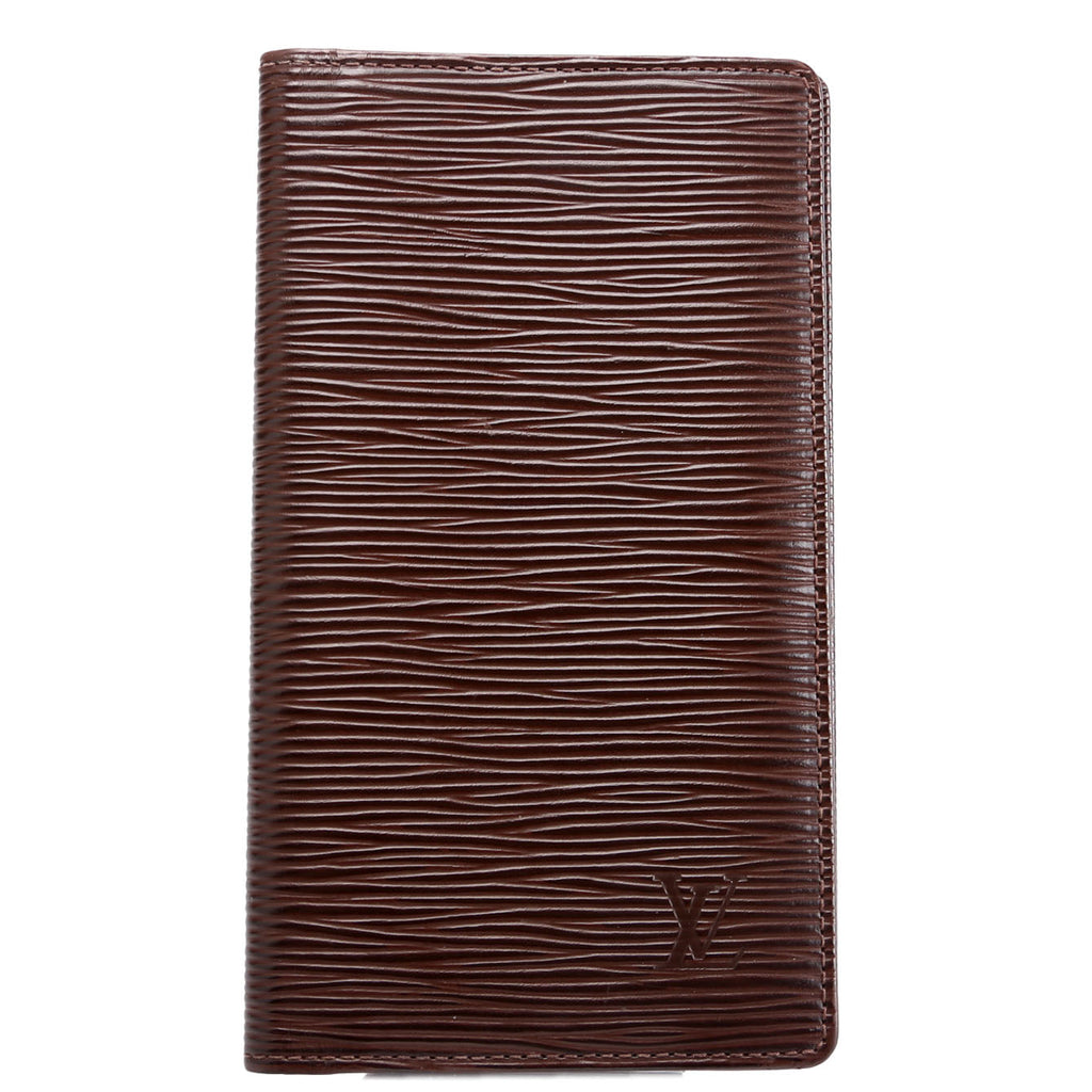 Checkbook Cover Epi Brown