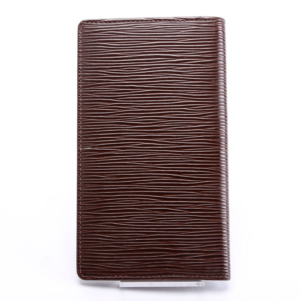 Checkbook Cover Epi Brown