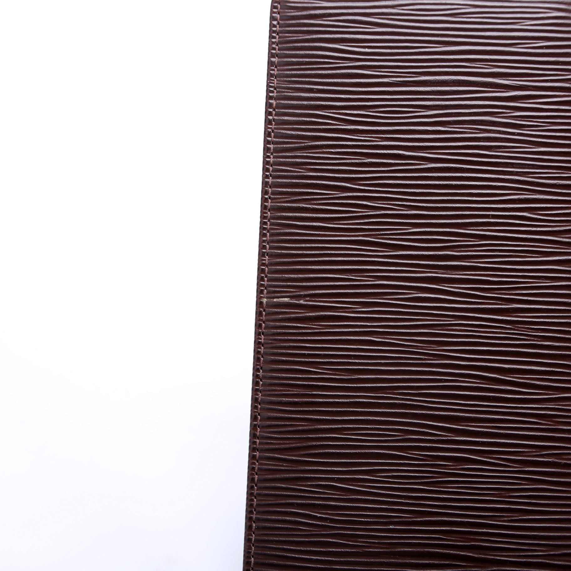 Checkbook Cover Epi Brown