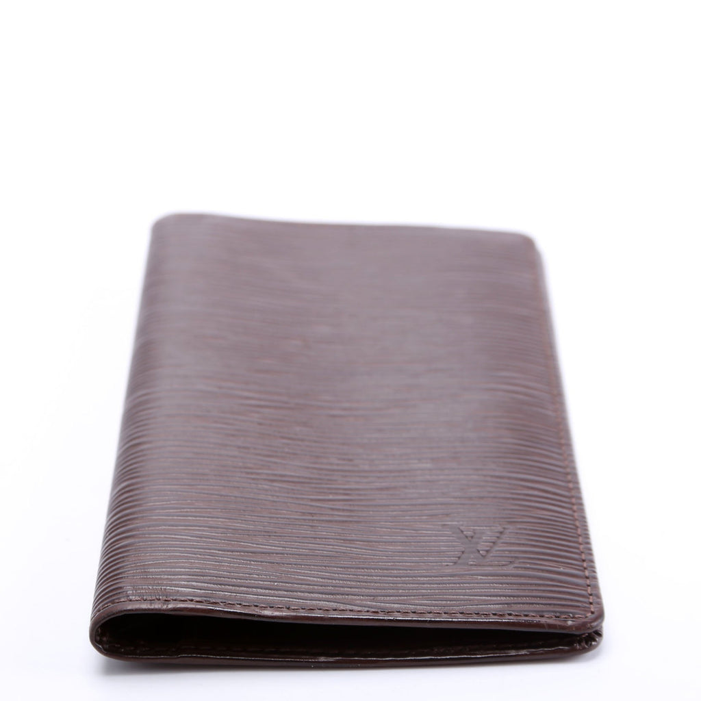 Checkbook Cover Epi Brown