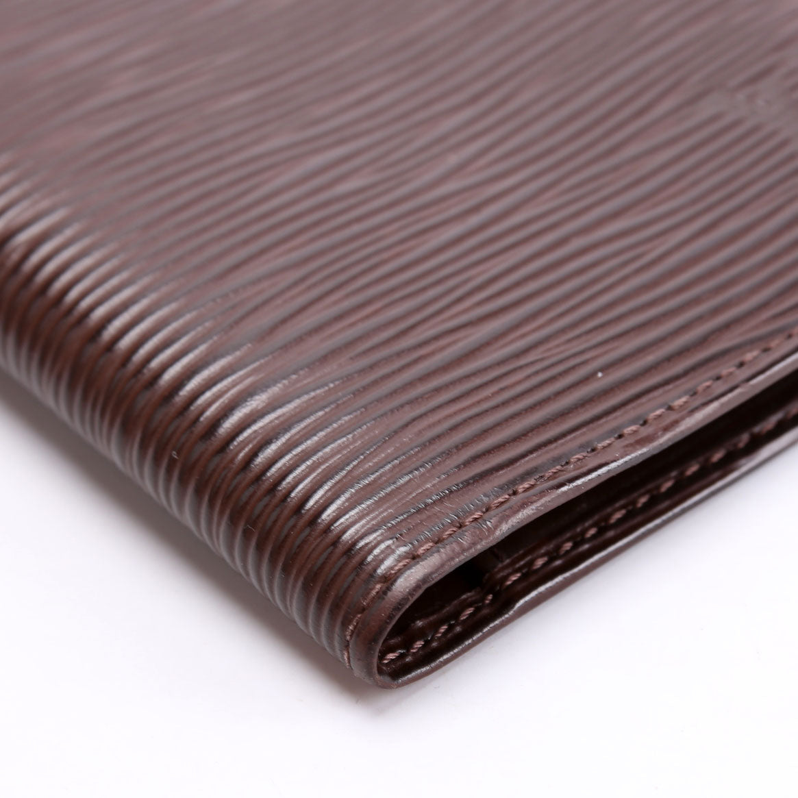 Checkbook Cover Epi Brown