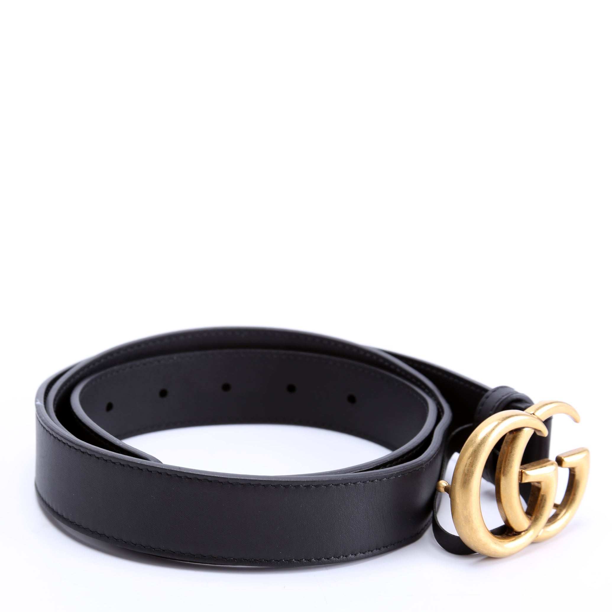 414516 GG Marmont Belt Size 100/40 Black