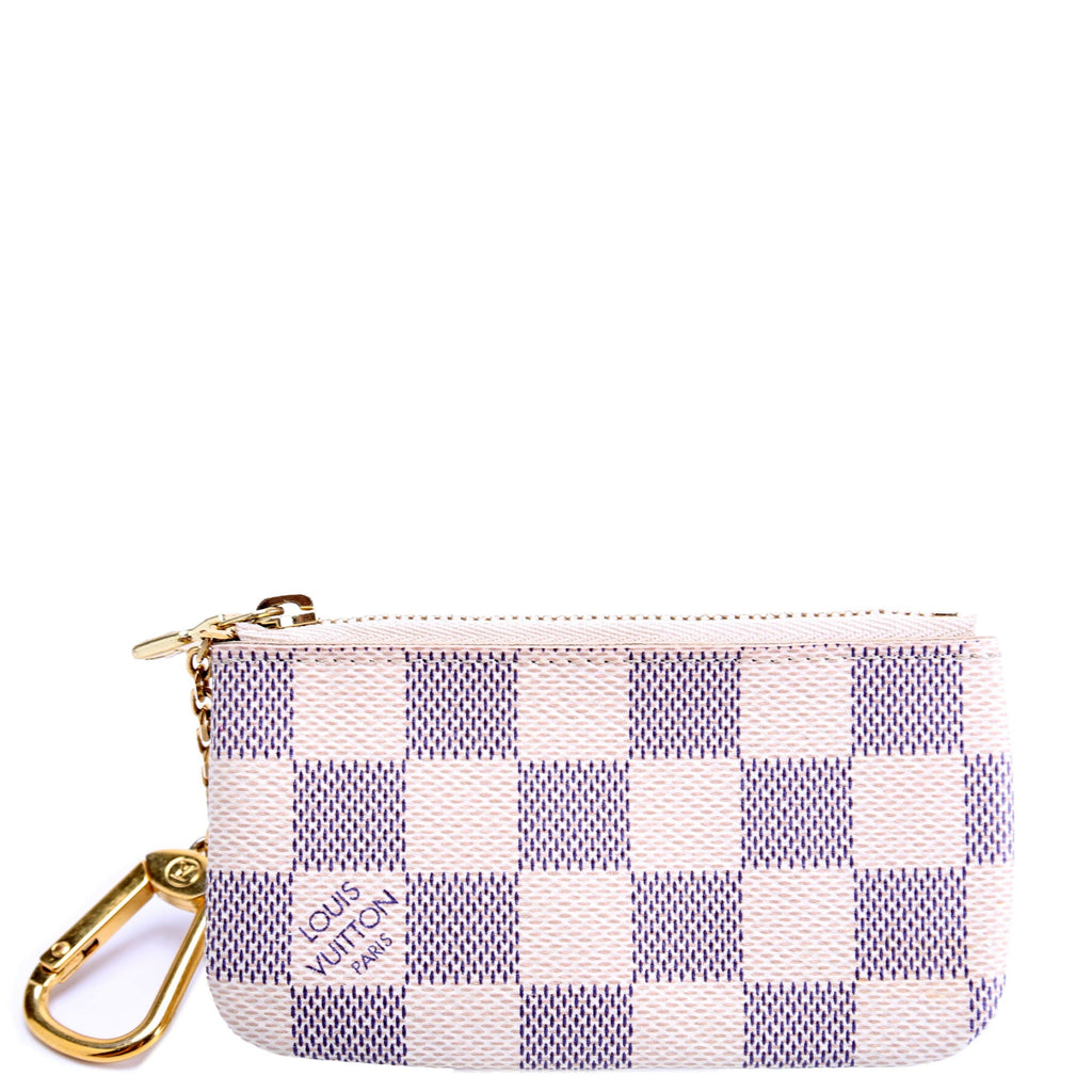 Pochette Cles Damier Azur