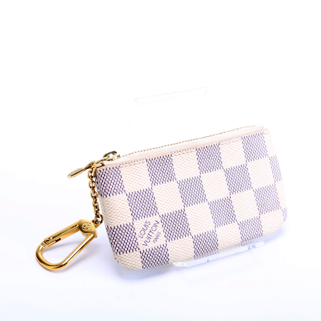Pochette Cles Damier Azur