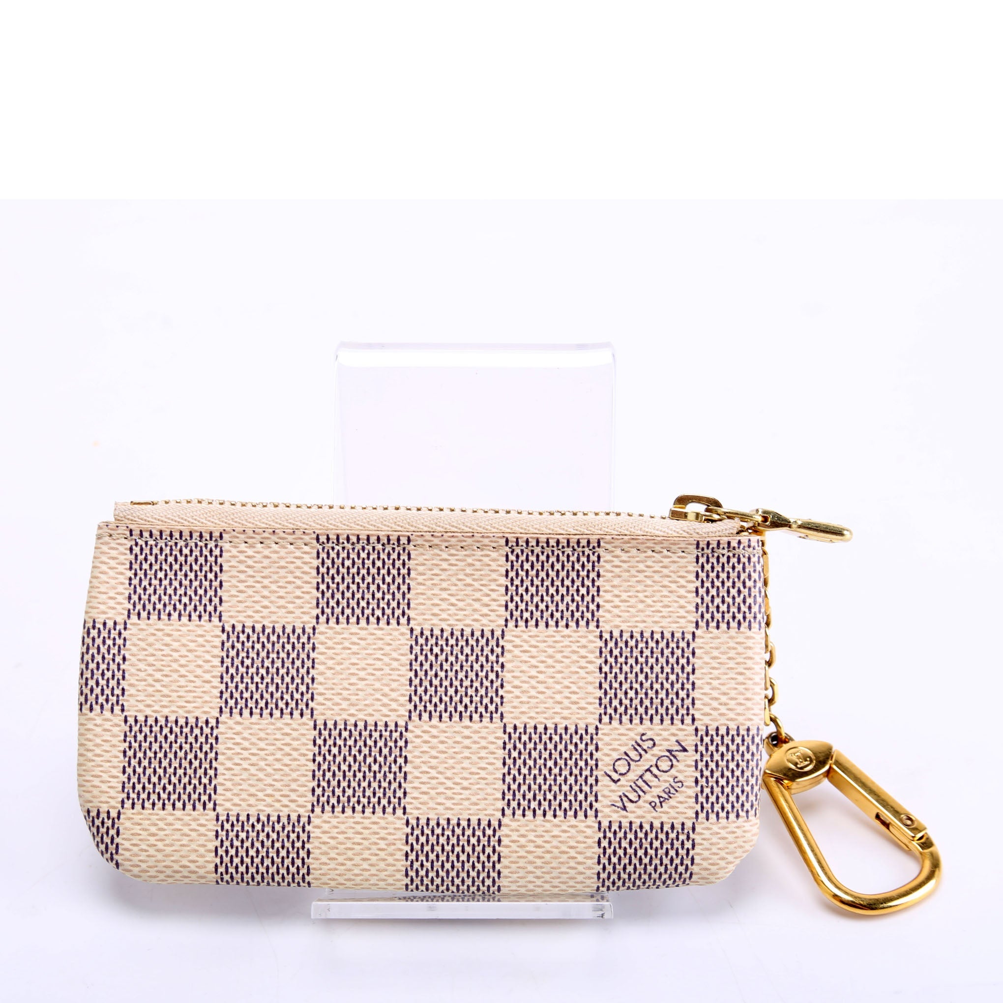 Pochette Cles Damier Azur