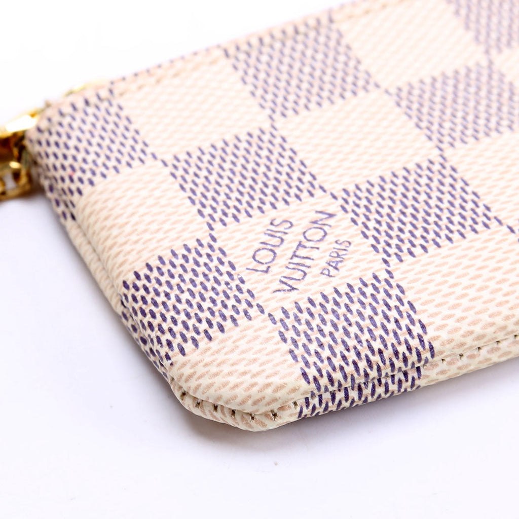 Pochette Cles Damier Azur