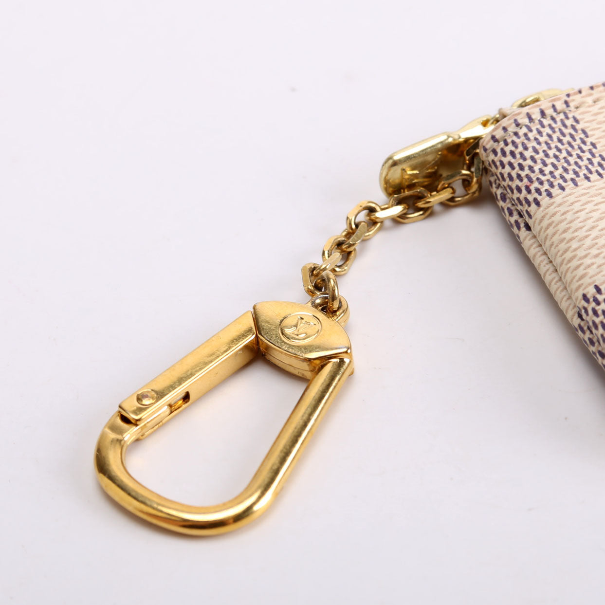 Pochette Cles Damier Azur