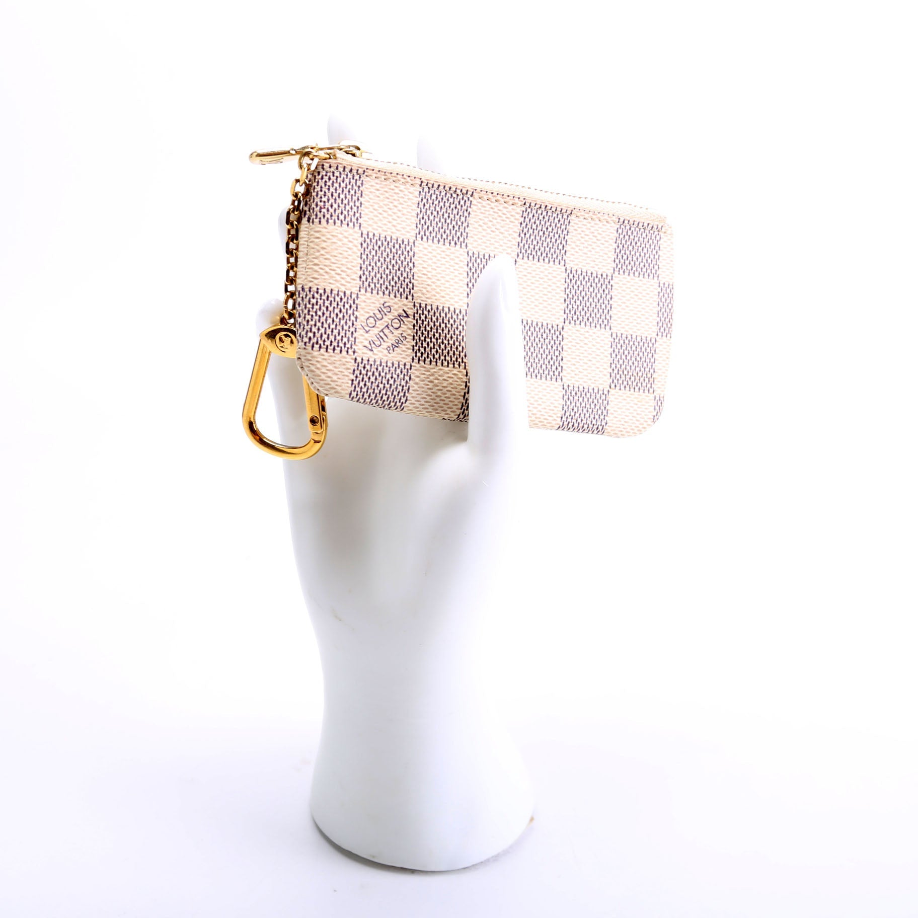 Pochette Cles Damier Azur