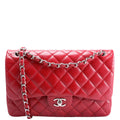 Classic Flap Jumbo Caviar 16M Red
