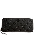 Clemence Wallet Empreinte Black