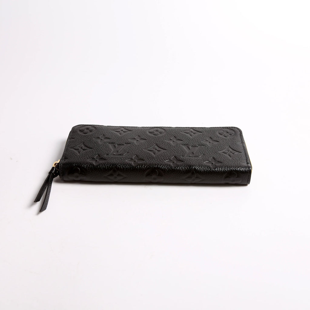 Clemence Wallet Empreinte Black