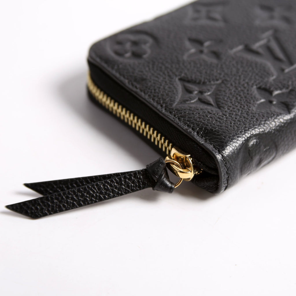 Clemence Wallet Empreinte Black