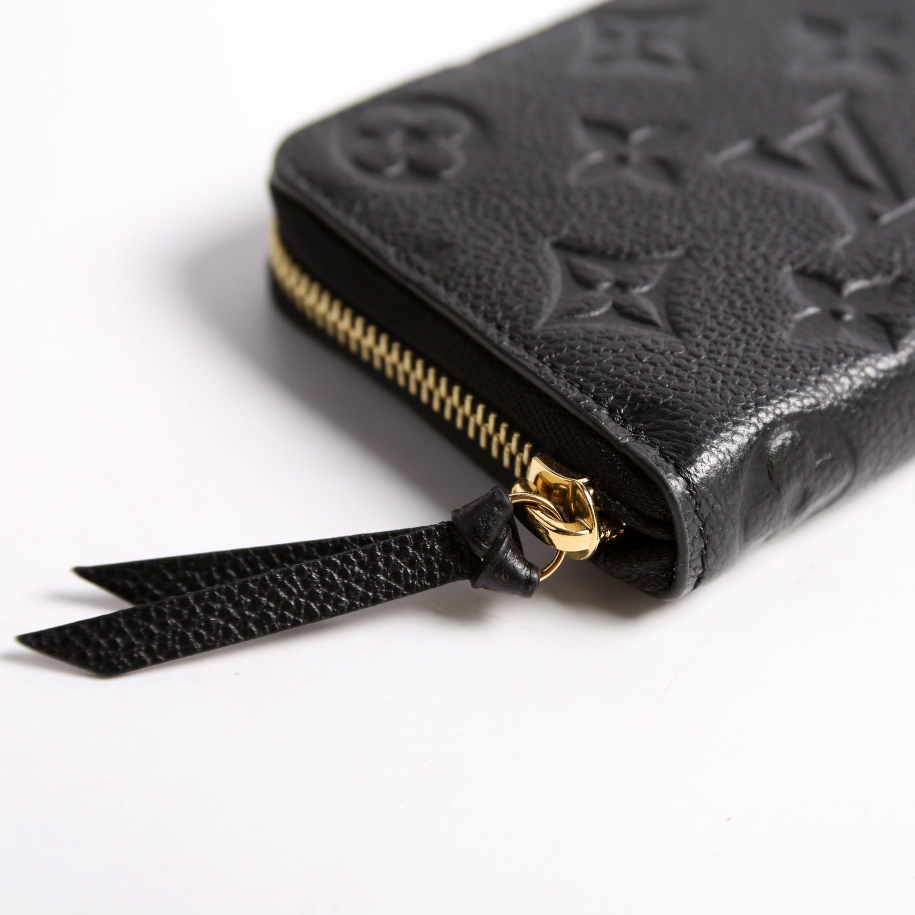 Clemence Wallet Empreinte Black